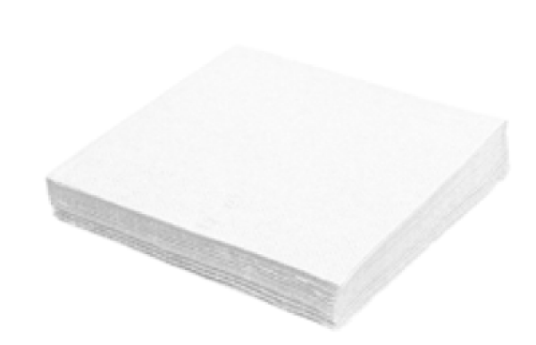 Serviette 1-lagig wei&szlig; 30 x 30 cm [500 St.]