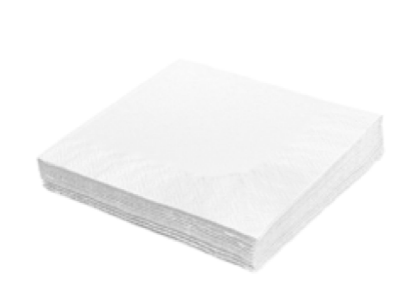 Serviette 2-lagig wei&szlig; 24 x 24 cm [250 St.]