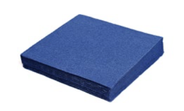 Serviette (PAP FSC Mix) 2-lagig dunkelblau 24 x 24 cm [250 St.]