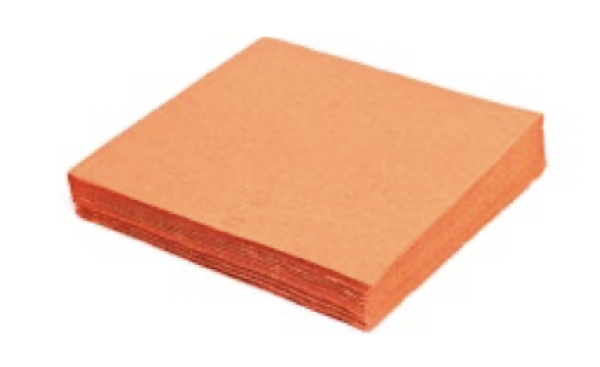 Serviette 2-lagig orange 24 x 24 cm [250 St.]