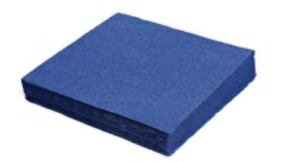 Serviette (PAP FSC Mix) 2-lagig dunkelblau 33 x 33 cm [250 St.]