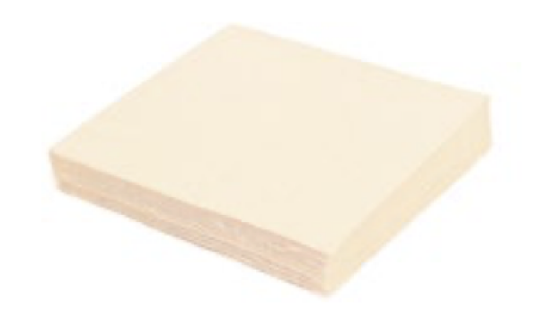Serviette (PAP FSC Mix) 2-lagig champagner 33 x 33 cm [250 St.]