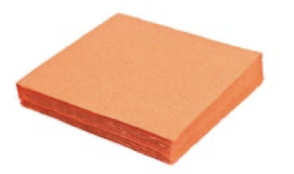 Serviette (PAP FSC Mix) 2-lagig orange 33 x 33 cm [250 St.]