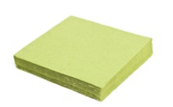 Serviette (PAP FSC Mix) 2-lagig gelbgr&uuml;n 33 x 33 cm [250 St.]