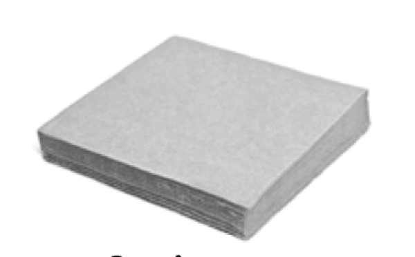 Serviette (PAP FSC Mix) 2-lagig grau 33 x 33 cm [250 St.]
