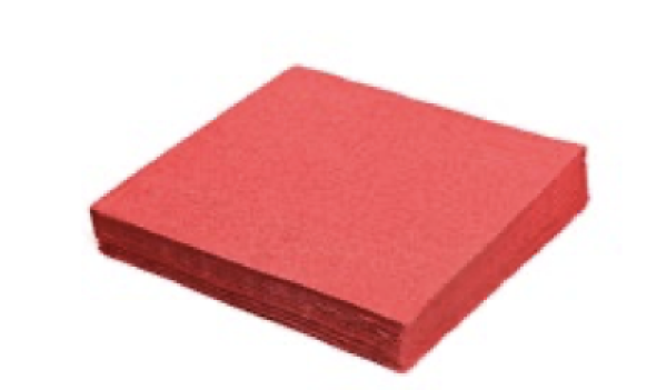 Serviette 2-lagig rot 33 x 33 cm [50 St.]