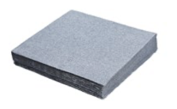 Serviette (PAP FSC Mix) 3-lagig silber 33 x 33 cm [20 St.]