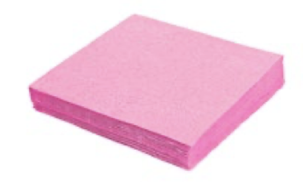Serviette 3-lagig rosa 40 x 40 cm [250 St.]