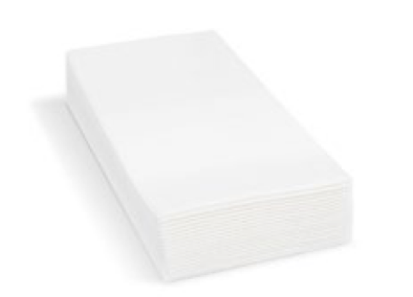Serviette (PAP FSC Mix) 1/8 Kopffalz 2-lagig wei&szlig; 33 x 33 cm [250 St.]