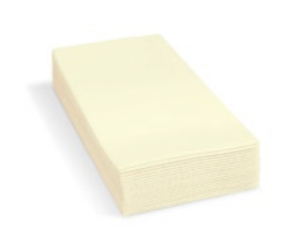Serviette (PAP FSC Mix) 1/8 Kopffalz 2-lagig champagner 33 x 33 cm [250 St.]