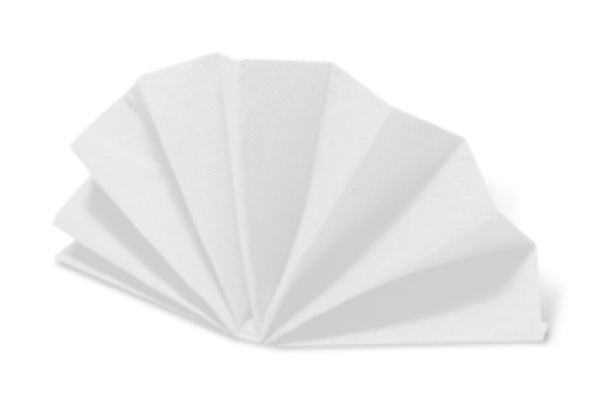 Serviette (PAP FSC Mix) DekoStar wei&szlig; 38 x 38 cm [50 St.]