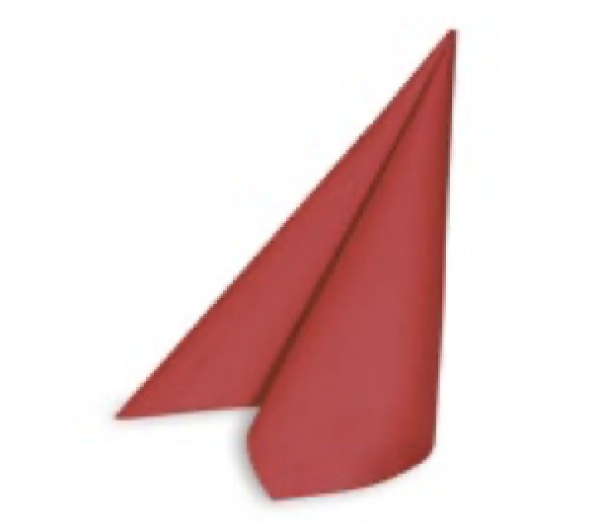 Serviette PREMIUM Airlaid rot 40 x 40 cm [50 St.]