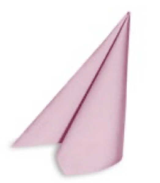 Serviette PREMIUM Airlaid rosa 40 x 40 cm [50 St.]