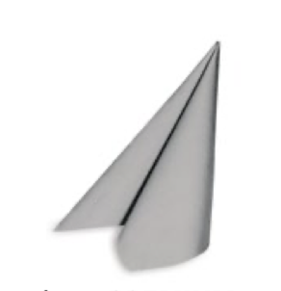 Serviette PREMIUM Airlaid grau 40 x 40 cm [50 St.]