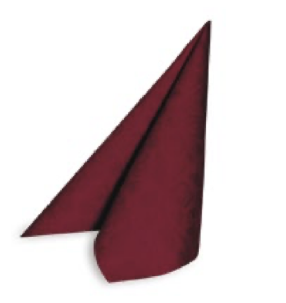 Serviette PREMIUM Airlaid Dekor-R bordeaux 40 x 40 cm [50 St.]
