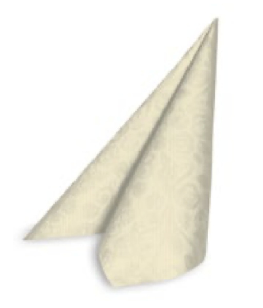 Serviette PREMIUM Airlaid Dekor-R champagner 40 x 40 cm [50 St.]