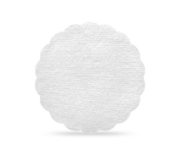 Untersetzer (PAP-Airlaid) PREMIUM wei&szlig; &Oslash;9cm [40 St.]