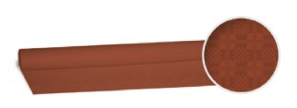 Damasttischtuch (PAP) gerollt bordeaux 1,2 x 8 m [1 St.]