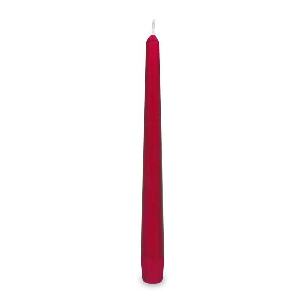 Spitzkerze bordeaux &Oslash;23 x 245 mm [10 St.]