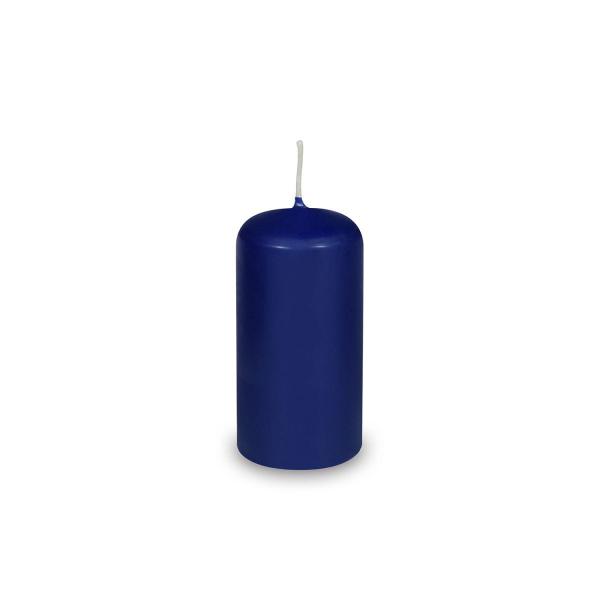 Stumpenkerze dunkelblau &Oslash;40 x 80 mm [4 St.]
