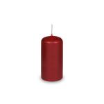 Stumpenkerze bordeaux &Oslash;40 x 80 mm [4 St.]