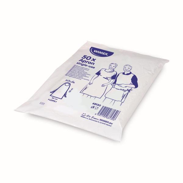 Sch&uuml;rze (LDPE) Einweg wei&szlig; [50 St.]