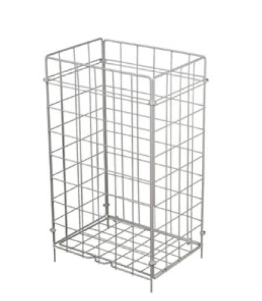Papierkorb (aus Metall) faltbar wei&szlig; 50L [1 St.]