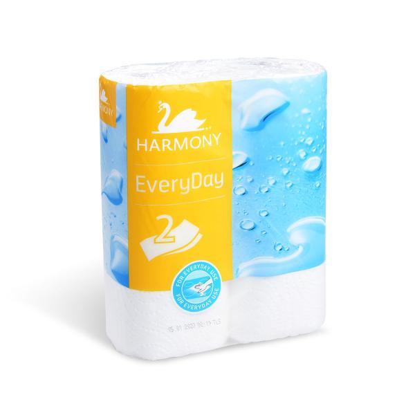 K&uuml;chenrolle (PAP) Harmony EveryDay 2-lagig &Oslash;10,5cm 11m 50 Blatt [2 St.]