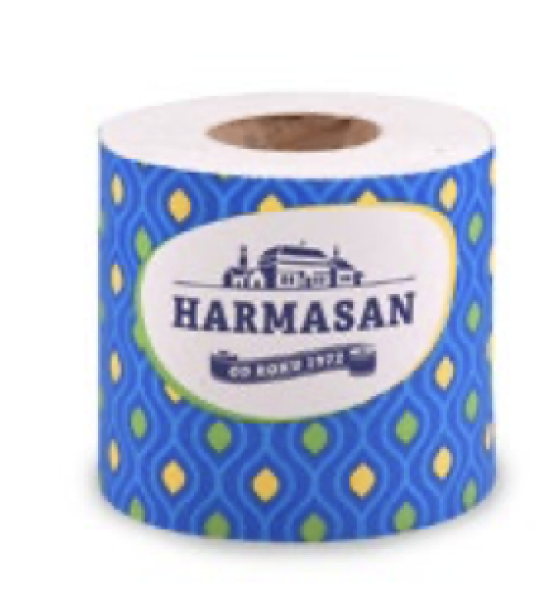 Toilettenpapier (PAP-Recy) Harmasan 1-lagig natur  &Oslash;10,5cm 50m 400 Blatt [1 St.]