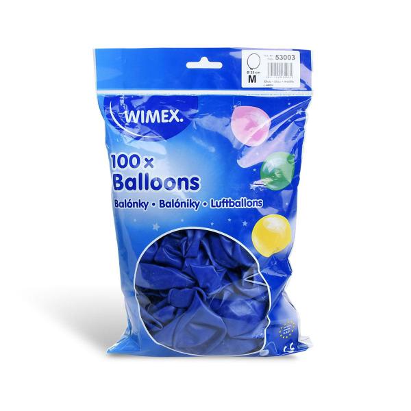 Luftballon dunkelblau &Oslash;25cm `M` [100 St.]