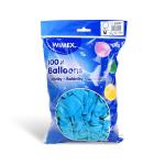 Luftballon himmelblau &Oslash;25cm `M` [100 St.]