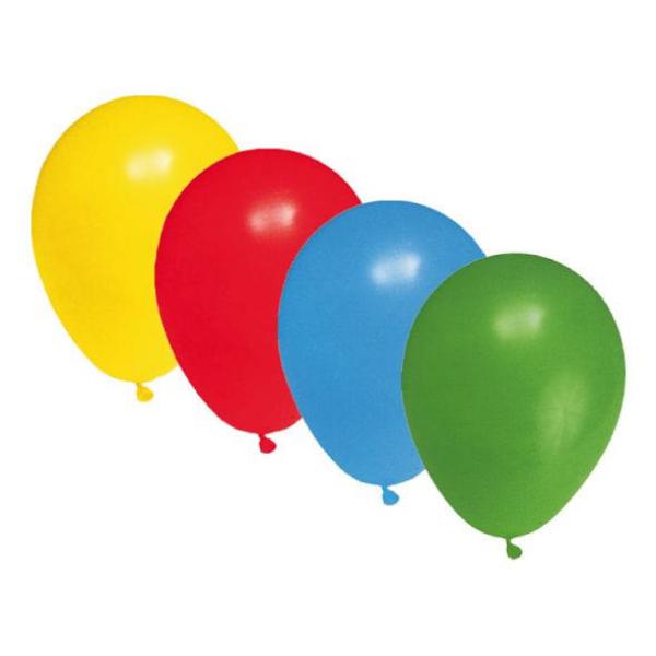 Luftballon bunt gemischt &Oslash;25cm `M` [100 St.]