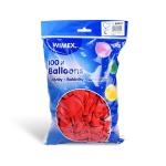 Luftballon Herzform rot &Oslash;35cm `L` [100 St.]