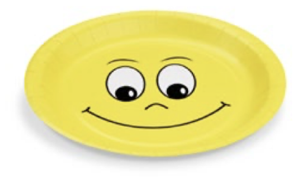 Pappteller (FSC Mix) Smile &Oslash;23cm [10 St.]